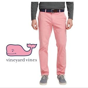 Vineyard Vines Men's Golf Breaker Pink Pants Chinos
